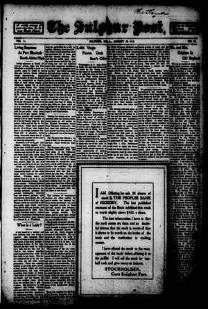 The Sulphur Post. (Sulphur, Okla.), Vol. 11, No. 13, Ed. 1 Friday, August 29, 1913
