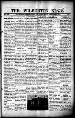The Wilburton News. (Wilburton, Okla.), Vol. 16, No. 1, Ed. 1 Friday, September 12, 1913
