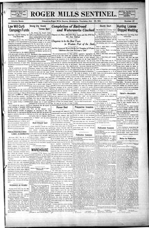 Roger Mills Sentinel. (Cheyenne, Okla.), Vol. 7, No. 37, Ed. 1 Thursday, October 23, 1913