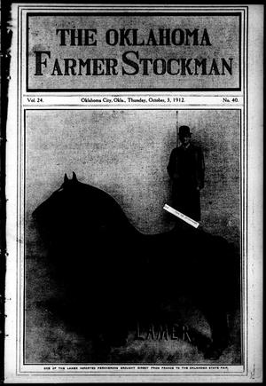 The Oklahoma Farmer-Stockman (Oklahoma City, Okla.), Vol. 24, No. 40, Ed. 1 Thursday, October 3, 1912