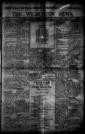 The Wilburton News. (Wilburton, Okla.), Vol. 15, No. 4, Ed. 1 Friday, October 4, 1912