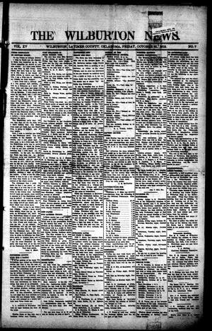 The Wilburton News. (Wilburton, Okla.), Vol. 15, No. 7, Ed. 1 Friday, October 25, 1912