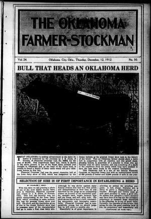 The Oklahoma Farmer-Stockman (Oklahoma City, Okla.), Vol. 24, No. 50, Ed. 1 Thursday, December 12, 1912