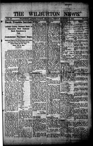 The Wilburton News. (Wilburton, Okla.), Vol. 15, No. 14, Ed. 1 Friday, December 13, 1912