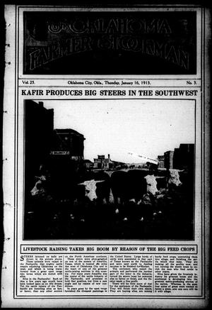 The Oklahoma Farmer-Stockman (Oklahoma City, Okla.), Vol. 25, No. 3, Ed. 1 Thursday, January 16, 1913