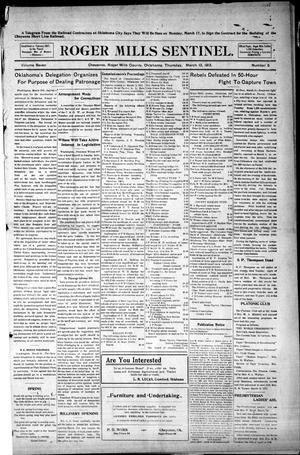 Roger Mills Sentinel. (Cheyenne, Okla.), Vol. 7, No. 5, Ed. 1 Thursday, March 13, 1913