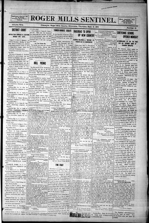 Roger Mills Sentinel. (Cheyenne, Okla.), Vol. 9, No. 31, Ed. 1 Thursday, September 9, 1915
