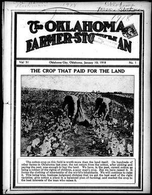 The Oklahoma Farmer-Stockman (Oklahoma City, Okla.), Vol. 31, No. 1, Ed. 1 Thursday, January 10, 1918