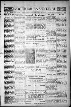Roger Mills Sentinel (Cheyenne, Okla.), Vol. 12, No. 24, Ed. 1 Thursday, July 25, 1918