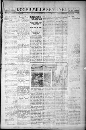 Roger Mills Sentinel (Cheyenne, Okla.), Vol. 12, No. 30, Ed. 1 Thursday, September 5, 1918