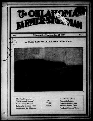 The Oklahoma Farmer-Stockman (Oklahoma City, Okla.), Vol. 32, No. 12, Ed. 1 Wednesday, June 25, 1919
