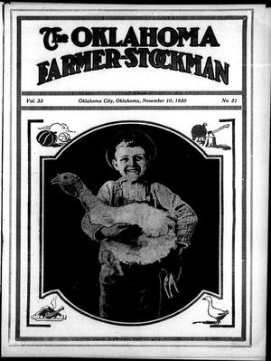 The Oklahoma Farmer-Stockman (Oklahoma City, Okla.), Vol. 33, No. 21, Ed. 1 Wednesday, November 10, 1920