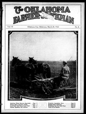 The Oklahoma Farmer-Stockman (Oklahoma City, Okla.), Vol. 35, No. 6, Ed. 1 Saturday, March 25, 1922