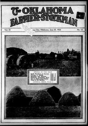 Primary view of object titled 'The Oklahoma Farmer-Stockman (Oklahoma City, Okla.), Vol. 35, No. 12, Ed. 1 Sunday, June 25, 1922'.