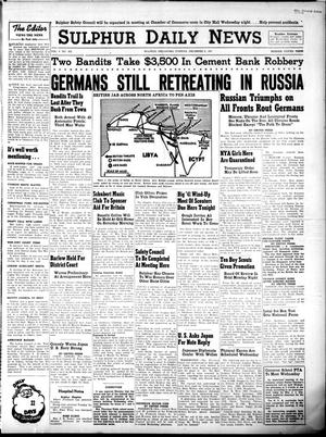 Sulphur Daily News (Sulphur, Okla.), Vol. 8, No. 302, Ed. 1 Tuesday, December 2, 1941