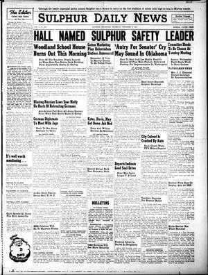 Sulphur Daily News (Sulphur, Okla.), Vol. 8, No. 304, Ed. 1 Thursday, December 4, 1941