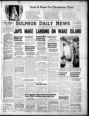Primary view of object titled 'Sulphur Daily News (Sulphur, Okla.), Vol. 9, No. 11, Ed. 1 Tuesday, December 23, 1941'.