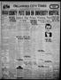 Thumbnail image of item number 1 in: 'Oklahoma City Times (Oklahoma City, Okla.), Vol. 36, No. 220, Ed. 3 Friday, January 22, 1926'.
