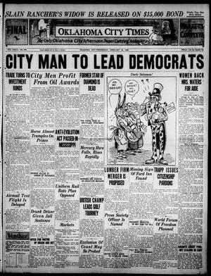 Oklahoma City Times (Oklahoma City, Okla.), Vol. 36, No. 250, Ed. 2 Wednesday, February 24, 1926