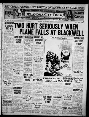 Oklahoma City Times (Oklahoma City, Okla.), Vol. 36, No. 269, Ed. 2 Thursday, March 18, 1926