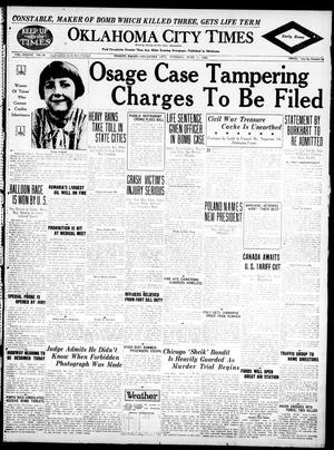 Oklahoma City Times (Oklahoma City, Okla.), Vol. 37, No. 20, Ed. 5 Tuesday, June 1, 1926