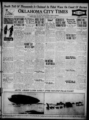 Oklahoma City Times (Oklahoma City, Okla.), Vol. 37, No. 21, Ed. 4 Wednesday, June 2, 1926