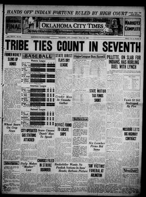 Oklahoma City Times (Oklahoma City, Okla.), Vol. 37, No. 56, Ed. 2 Tuesday, July 13, 1926