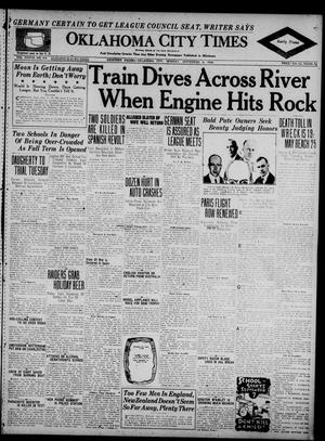 Oklahoma City Times (Oklahoma City, Okla.), Vol. 37, No. 101, Ed. 5 Monday, September 6, 1926