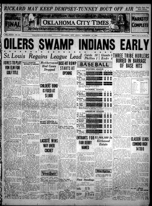 Oklahoma City Times (Oklahoma City, Okla.), Vol. 37, No. 111, Ed. 2 Friday, September 17, 1926