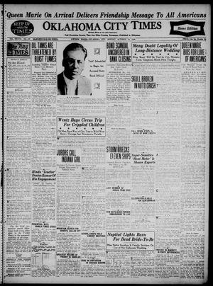 Primary view of object titled 'Oklahoma City Times (Oklahoma City, Okla.), Vol. 37, No. 137, Ed. 4 Monday, October 18, 1926'.