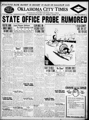 Oklahoma City Times (Oklahoma City, Okla.), Vol. 37, No. 169, Ed. 5 Wednesday, November 24, 1926