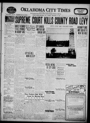 Oklahoma City Times (Oklahoma City, Okla.), Vol. 37, No. 186, Ed. 3 Tuesday, December 14, 1926