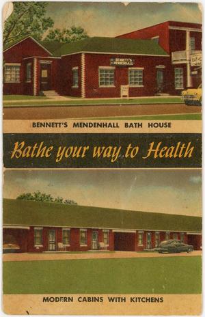 Bennett's Mendenhall Bathhouse