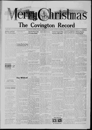 The Covington Record (Covington, Okla.), Vol. 42, No. 43, Ed. 1 Thursday, December 19, 1957