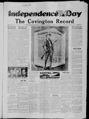 The Covington Record (Covington, Okla.), Vol. 44, No. 19, Ed. 1 Thursday, July 2, 1959