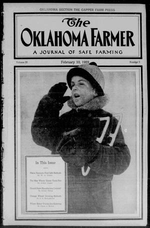 The Oklahoma Farmer (Oklahoma City, Okla.), Vol. 33, No. 3, Ed. 1 Saturday, February 10, 1923