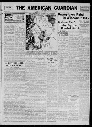 The American Guardian (Oklahoma City, Okla.), Vol. 13, No. 17, Ed. 1 Friday, December 18, 1931