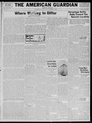The American Guardian (Oklahoma City, Okla.), Vol. 19, No. 1, Ed. 1 Friday, September 18, 1936
