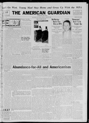 The American Guardian (Oklahoma City, Okla.), Vol. 22, No. 30, Ed. 1 Friday, April 28, 1939