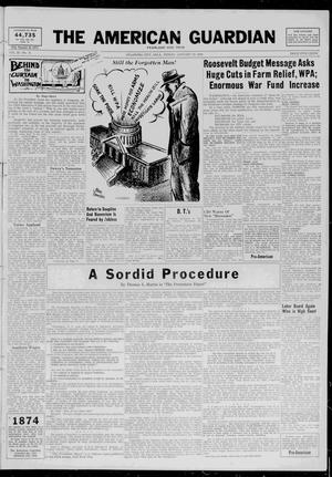 The American Guardian (Oklahoma City, Okla.), Vol. 23, No. 15, Ed. 1 Friday, January 12, 1940