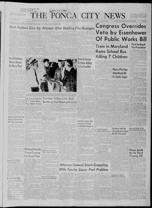 Primary view of object titled 'The Ponca City News (Ponca, Okla.), Vol. 66, No. 292, Ed. 1 Thursday, September 10, 1959'.