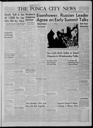 The Ponca City News (Ponca, Okla.), Vol. 66, No. 307, Ed. 1 Monday, September 28, 1959