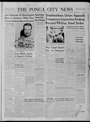 The Ponca City News (Ponca, Okla.), Vol. 67, No. 18, Ed. 1 Wednesday, October 21, 1959