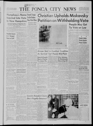The Ponca City News (Ponca, Okla.), Vol. 67, No. 103, Ed. 1 Thursday, January 28, 1960