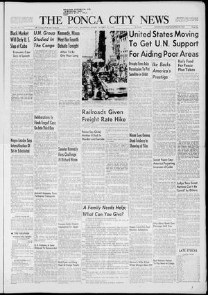 The Ponca City News (Ponca, Okla.), Vol. 68, No. 18, Ed. 1 Friday, October 21, 1960