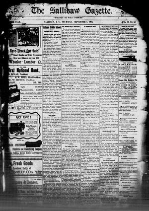 Primary view of object titled 'The Sallisaw Gazette. (Sallisaw, Indian Terr.), Vol. 6, No. 50, Ed. 1 Thursday, September 1, 1904'.