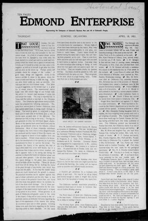 Edmond Enterprise (Edmond, Okla. Terr.), Ed. 1 Thursday, April 18, 1901
