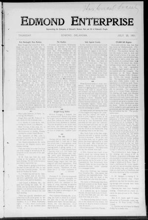 Edmond Enterprise (Edmond, Okla. Terr.), Ed. 1 Thursday, July 25, 1901