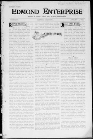 Edmond Enterprise (Edmond, Okla. Terr.), Ed. 1 Thursday, January 2, 1902