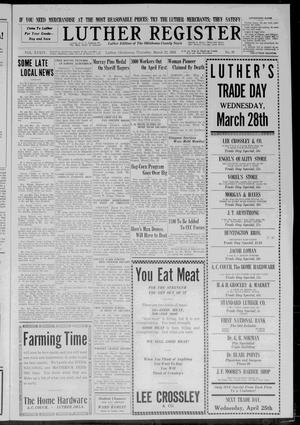 Luther Register (Luther, Okla.), Vol. 34, No. 38, Ed. 1 Thursday, March 22, 1934